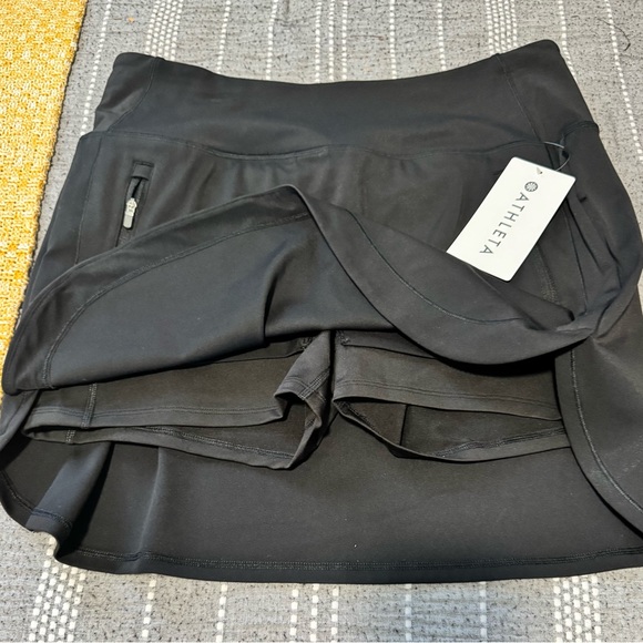Athleta Black Skort with Zippered Pockets - Picture 2 of 4